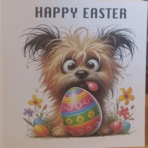 handmade funny easter card