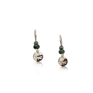 Silver Dragonfly Earrings, Dainty Sterling Silver Earrings, Boho Silver Jewelry, Gift for Her, Minimalist Earrings image 5
