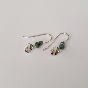 Silver Dragonfly Earrings, Dainty Sterling Silver Earrings, Boho Silver Jewelry, Gift for Her, Minimalist Earrings image 4