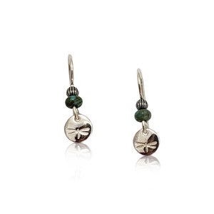 Silver Dragonfly Earrings, Dainty Sterling Silver Earrings, Boho Silver Jewelry, Gift for Her, Minimalist Earrings image 7
