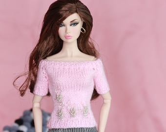 Outfite  sweater for Poppy Parker, Fashion royalty, NuFace, Mizi doll