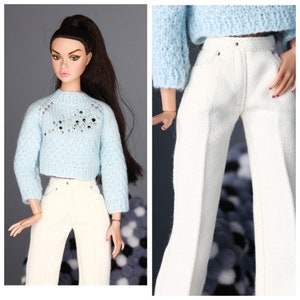 Fashion doll outfite handmade pants for Poppy Parker Fashion royalty doll