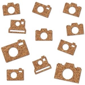 Studio Calico Essentials Cork Shapes - Cameras