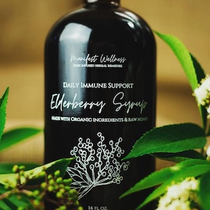 Elderberry Syrup Made with Organic Ingredients 32oz