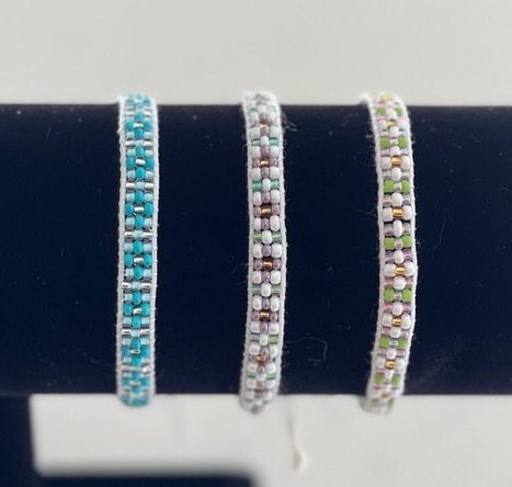 Seed bead wrap bracelet - choose your color