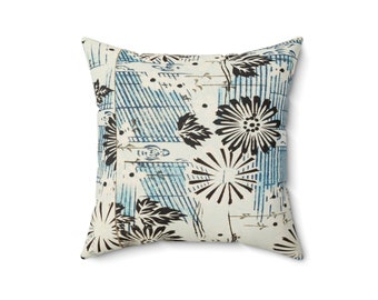 16x16" Indoor Throw Pillow - Vintage Japanese Ornamental Design
