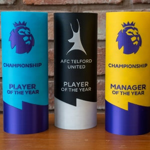 Customisation League Football Trophy - Custom for Player of the Match/Fantasy League/End of Season Awards