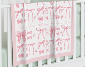 Customized Newborn Swaddle: Personalized Name Blanket for Hospital, Baby Shower, Nursery Keepsake