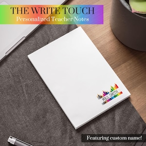 Personalized Teacher Post-it® Notes: Custom To-Do List Notepad
