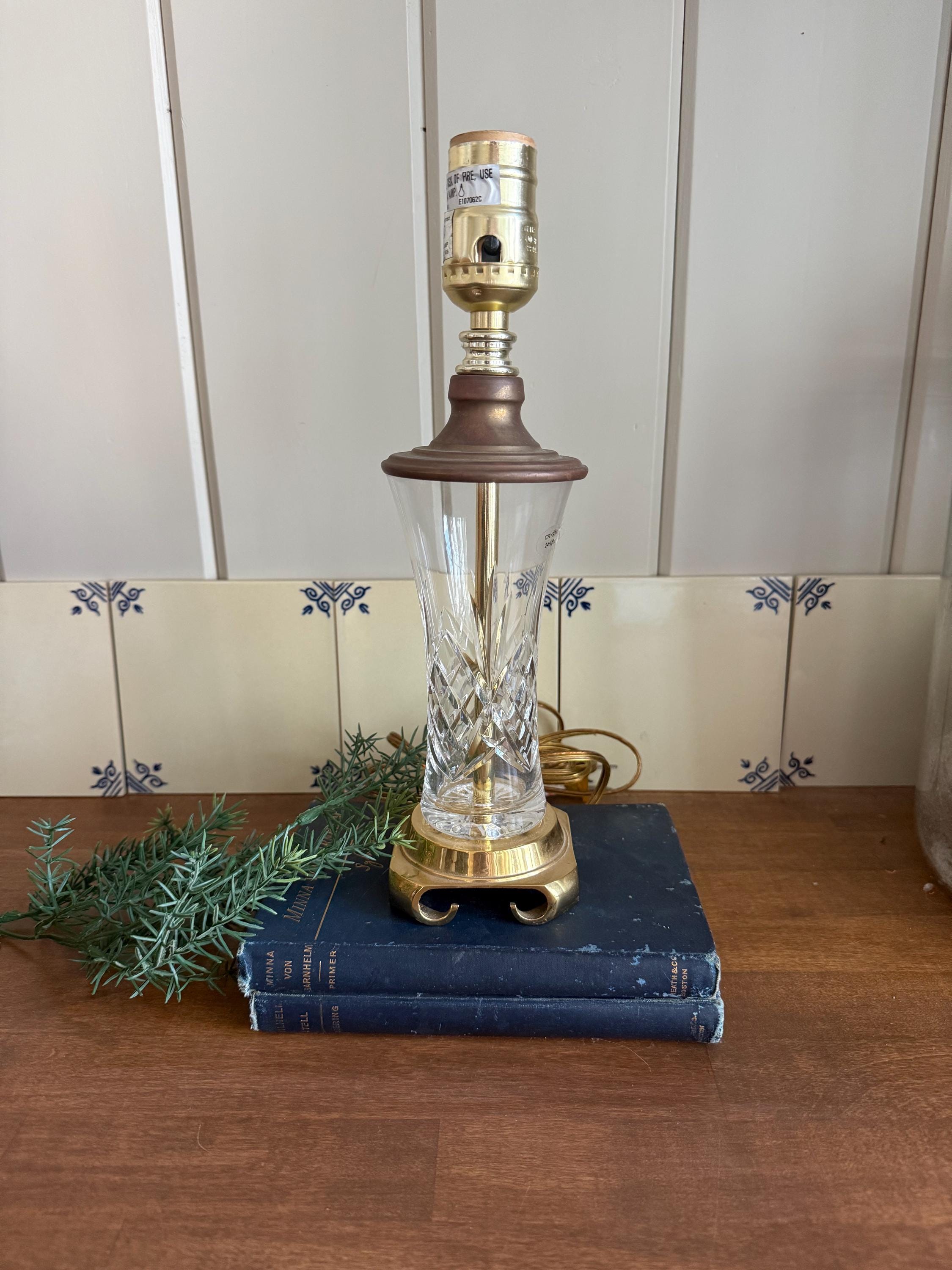 【超希少】ウォーターフォード クリスタル スタンドランプ  Vintage Waterford Crystal Table Lamp - Etsy