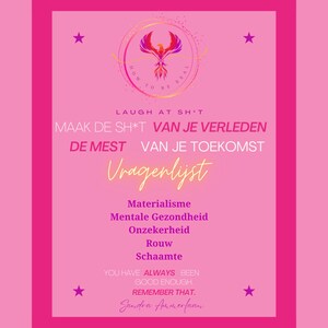 Inzicht testen Materialisme / Mentale gezondheid / Onzekerheid / Rouw / Schaamte