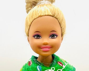 Barbie's Little Sister “christmas Chelsea” 2012 Mattel