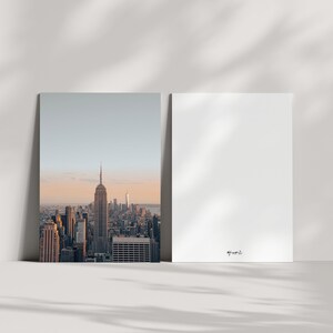 NYC Wahrzeichen: Empire State Building Postkarten l Set Digitaldrucke l Reisefotografie