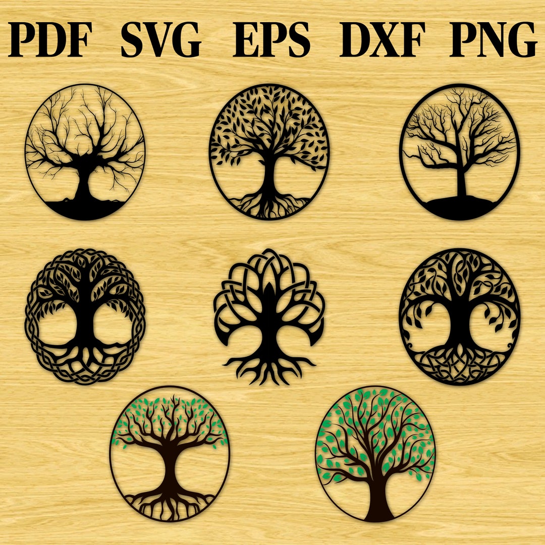 Svg Files for Cricut, Tree of Life SVG Bundle, Tree of Life Clipart ...