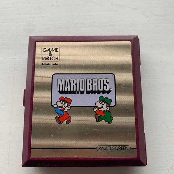 Jeu et montre Mario Bros 1983