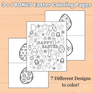 Printable Easter Coloring Pages, Bunny Coloring Pages, Easter Egg Coloring Pages, Easter Coloring, Printable Easter Coloring Pages For Kids