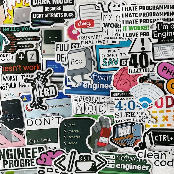 Programmer Stickers - Etsy