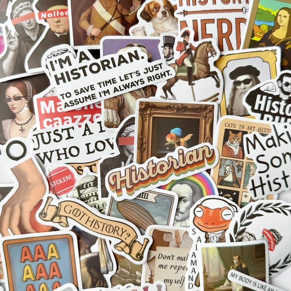 History stickers - Etsy México