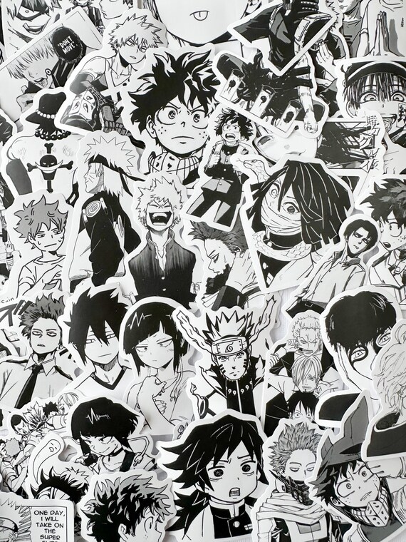 Anime Sticker Set Manga Stickers Set