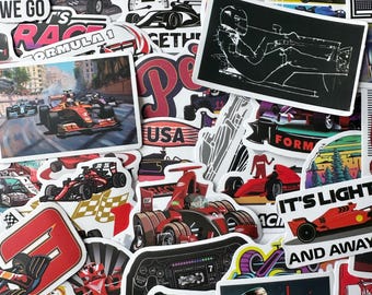 Formula One Racing Stickers: Surprise Vinyl Decal Pack