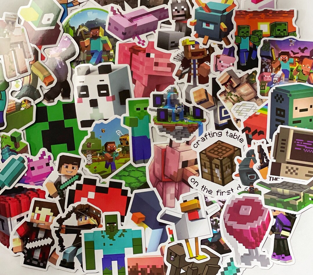 Mystery Minecraft Stickers Pack, Surprise Gift - Etsy