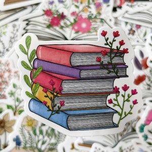 Pack d'autocollants pour amoureux des livres | Autocollants de lecture | Booktok Esthétique | Stickers en vinyle pour Kindle et ordinateur portable | Cadeau pour les lecteurs image 4