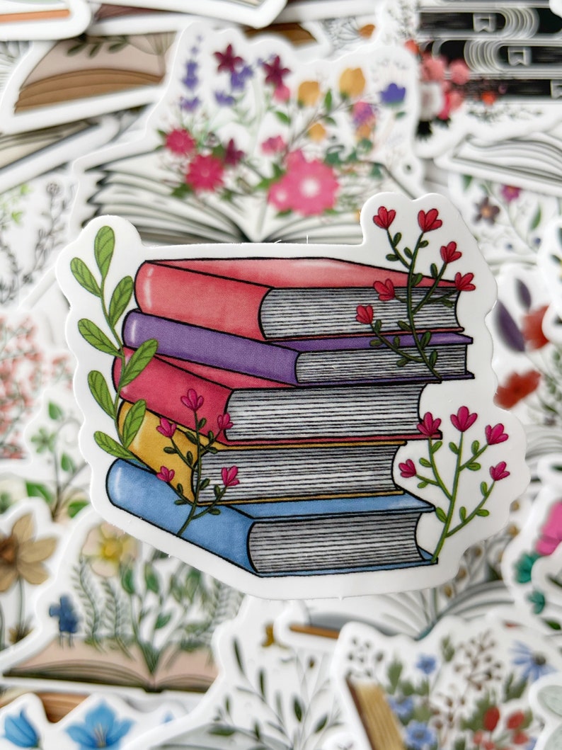 Pack d'autocollants pour amoureux des livres | Autocollants de lecture | Booktok Esthétique | Stickers en vinyle pour Kindle et ordinateur portable | Cadeau pour les lecteurs image 4