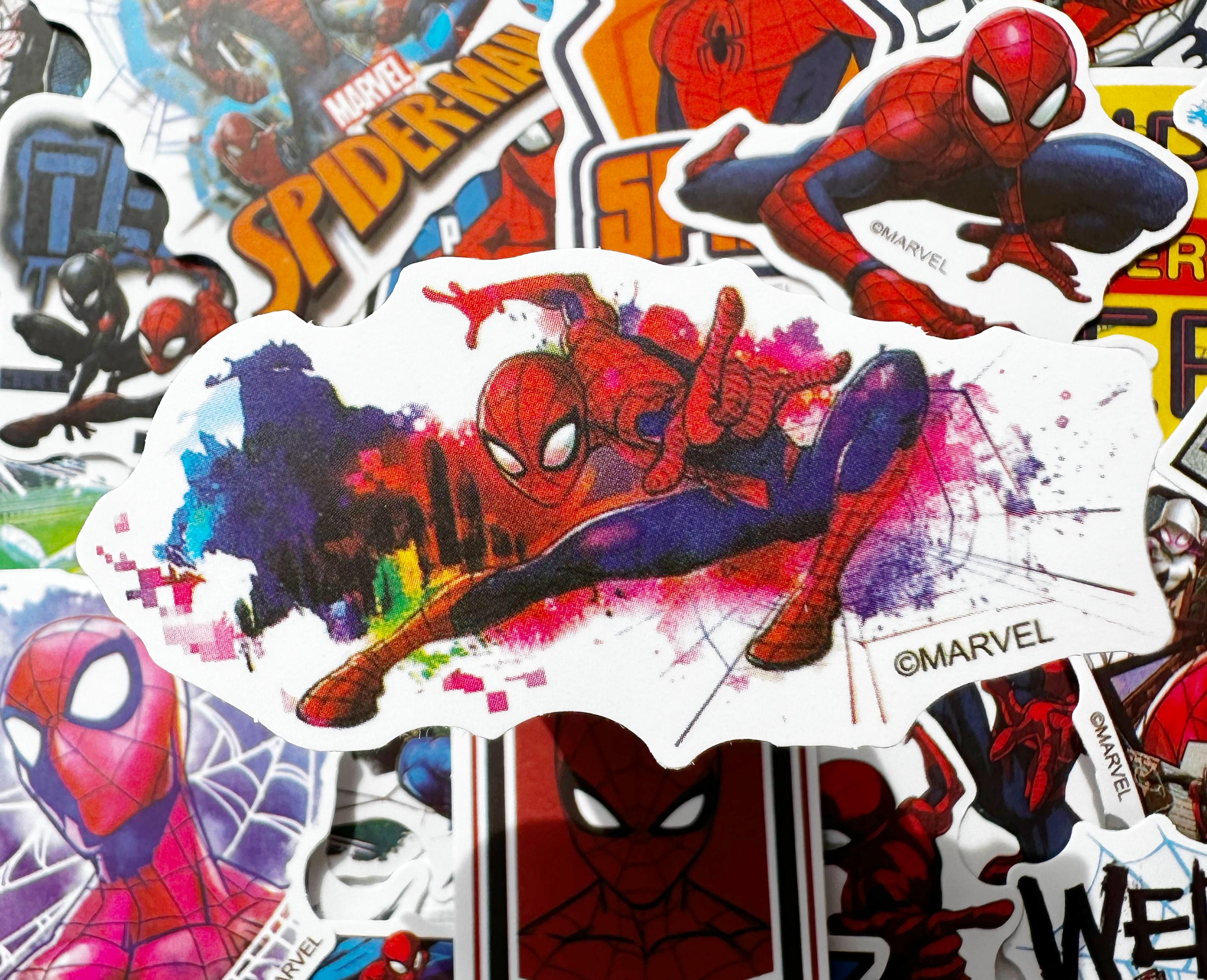 Spidermn Sticker Spiderman Character Stickers, Movie Surprise Pack - Etsy