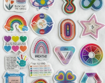 Textured Sensory Stickers: Calming Fidget Decals
