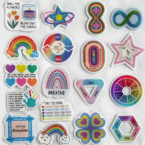 Anxiety Sensory Stickers Fidget Stickers Decompression Stickers