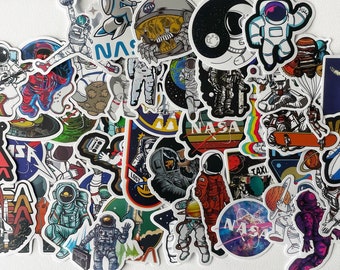 Surprise Space Sticker Pack: Astronaut & NASA Vinyl Decals