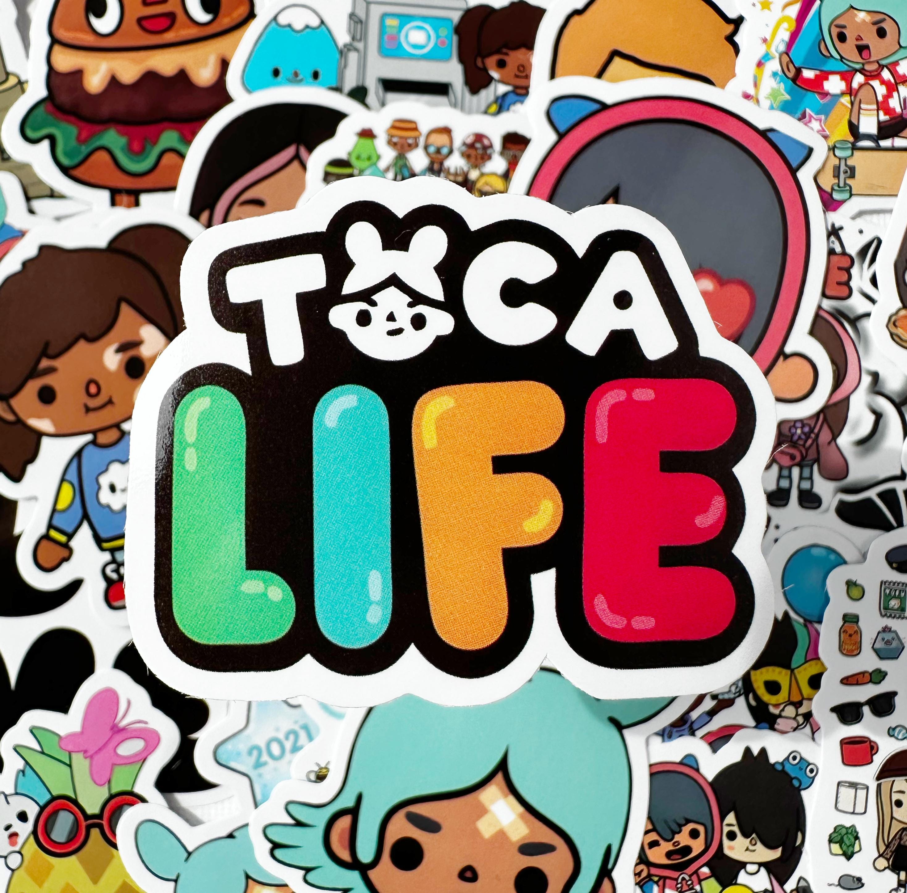 Toca Boca Vinyl Sticker Pack, Toca World Phone & Laptop Decals - Etsy