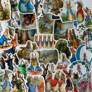 Peter Rabbit Aufkleber Vinyl Wasserflasche Aufkleber Basteln Scrapbook Aufkleber Kindle Aufkleber Handy Aufkleber Laptop Aufkleber