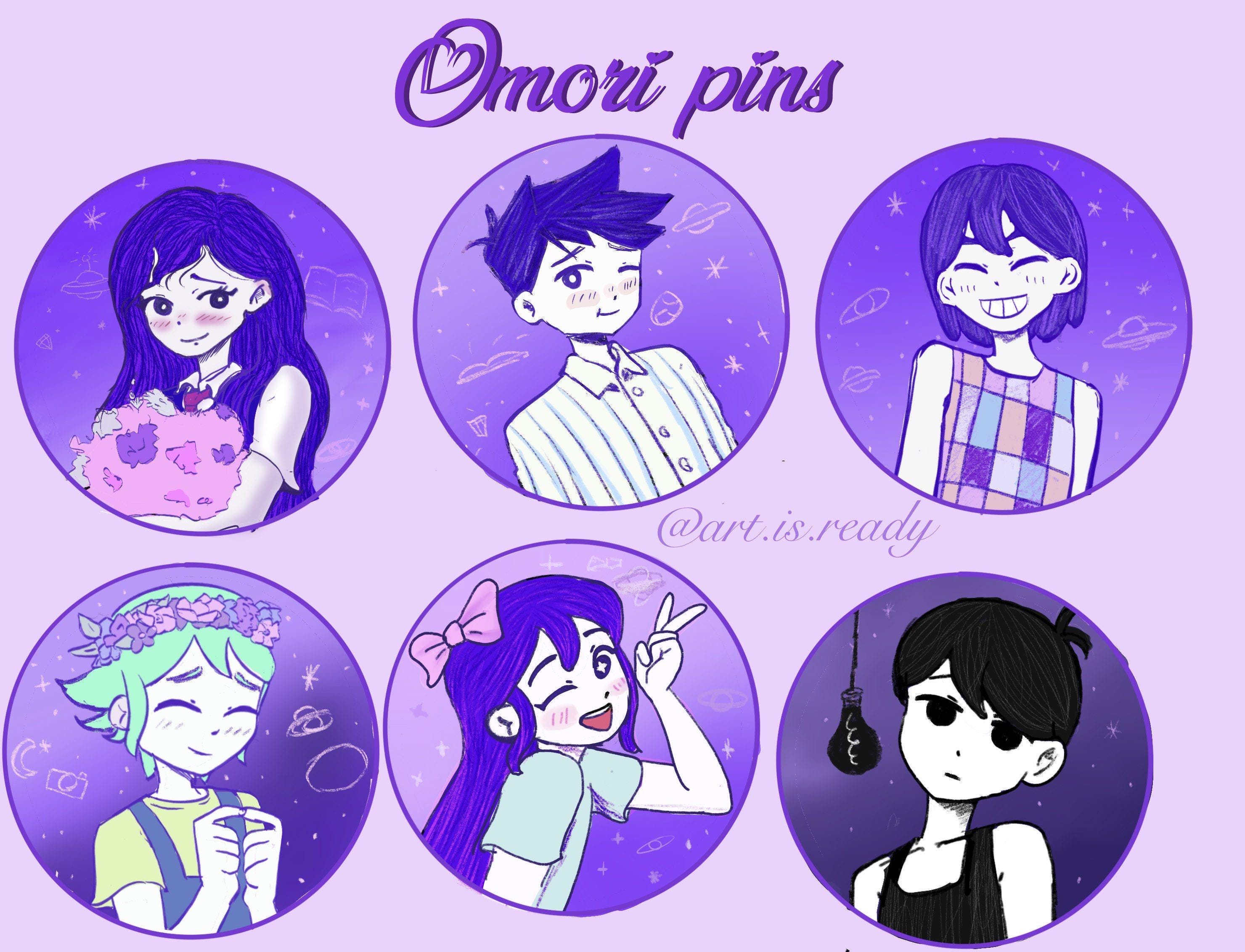 OMORI BADGES - Etsy Israel