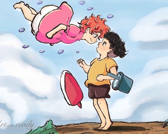 Impression Studio Ghibli Ponyo A4