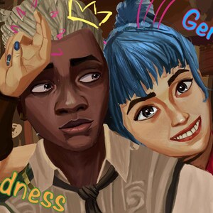 Arcane Powder and Ekko A4 print
