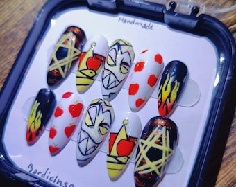 Uñas a presión inspiradas en Lucifer