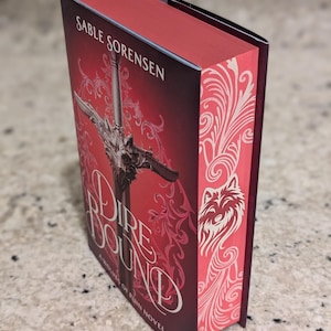 Hardcover Direbound First Print UK: op maat gespoten randen, omslag met foliestempel