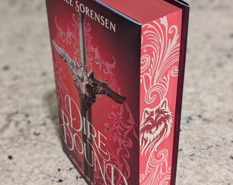 Direbound First Print UK Hardcover: Custom Sprayed Edges, Foil Stamped Case
