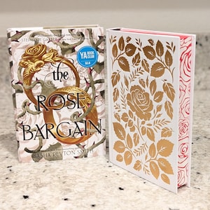 SIGNED B&N Exclusive The Rose Bargain by Sasha Peyton Smith with custom sprayed pink rose edges | Special Edition Books | Romantasy Books