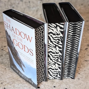 SIGNED UK The Bloodsworn Saga by John Gwynne with custom sprayed edges | Shadow of the Gods | Special Edition Books | Fantasy | Bookish Gift