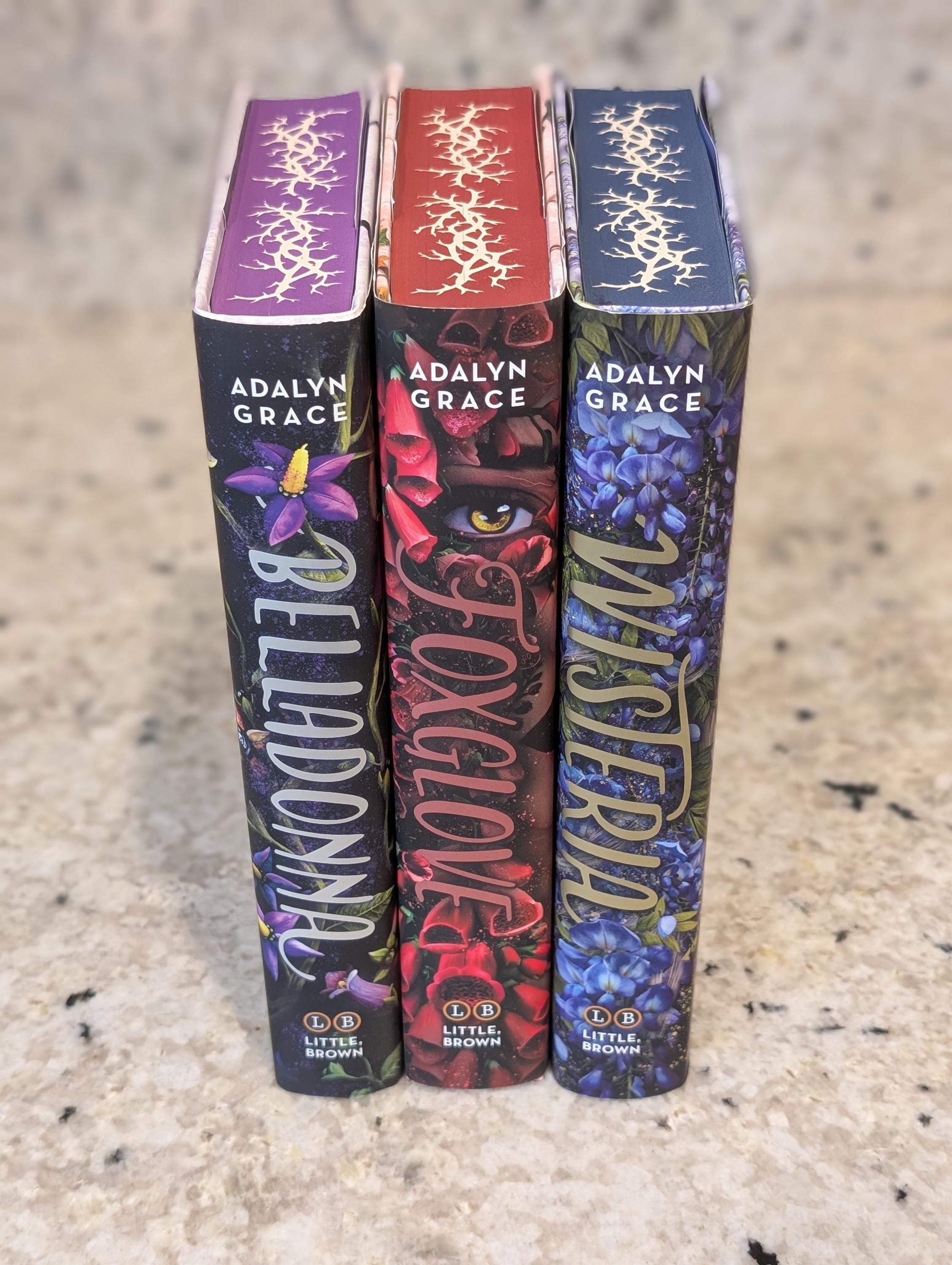 SIGNED Belladonna Series by Adalyn Grace With Custom Sprayed