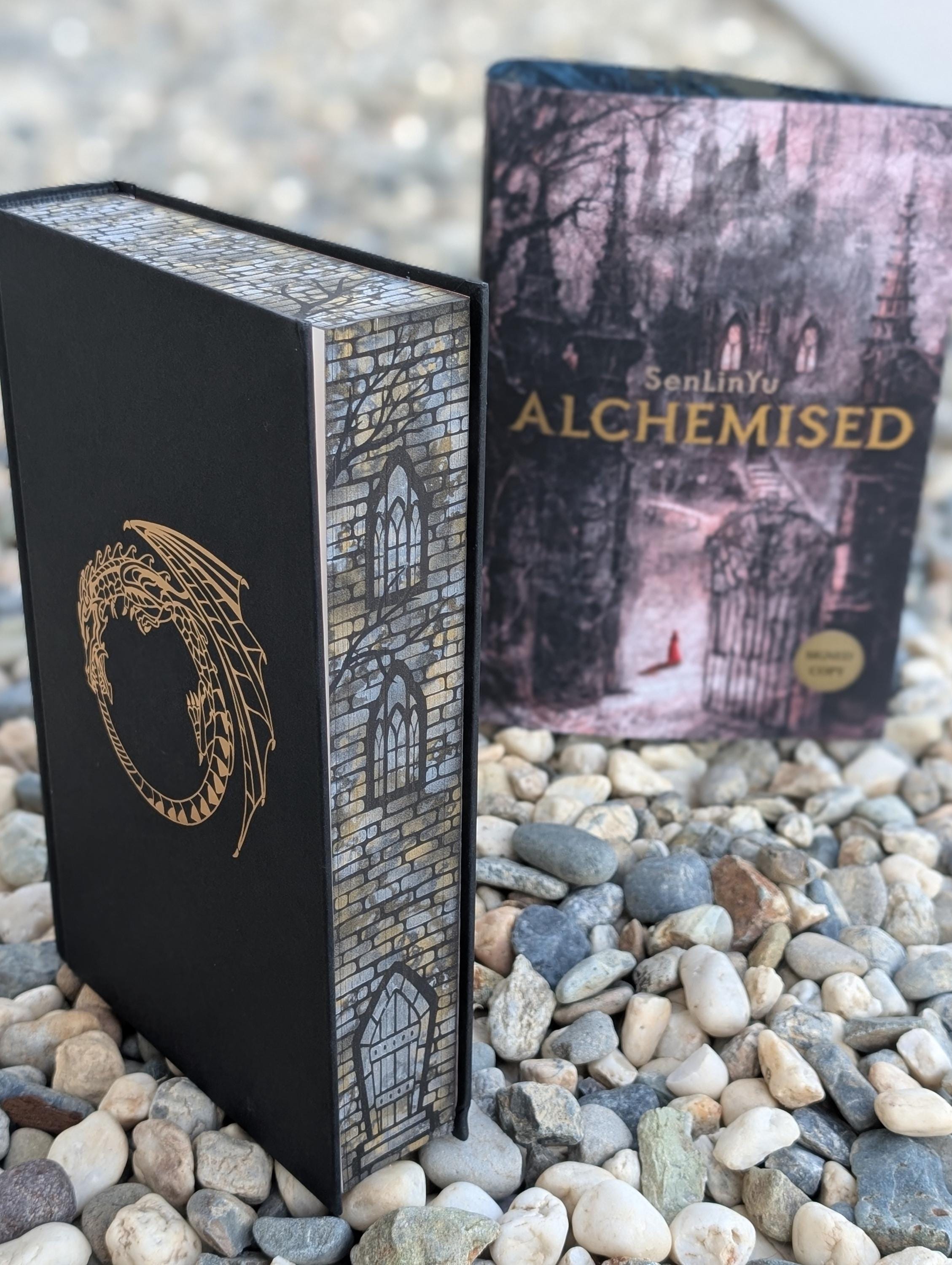 SIGNED Alchemised by Senlinyu: Castle Fantasy Painted Sprayed