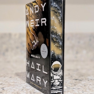 Project Hail Mary Special Edition Book, Space Sprayed Edges, Sci-Fi, Andy Weir