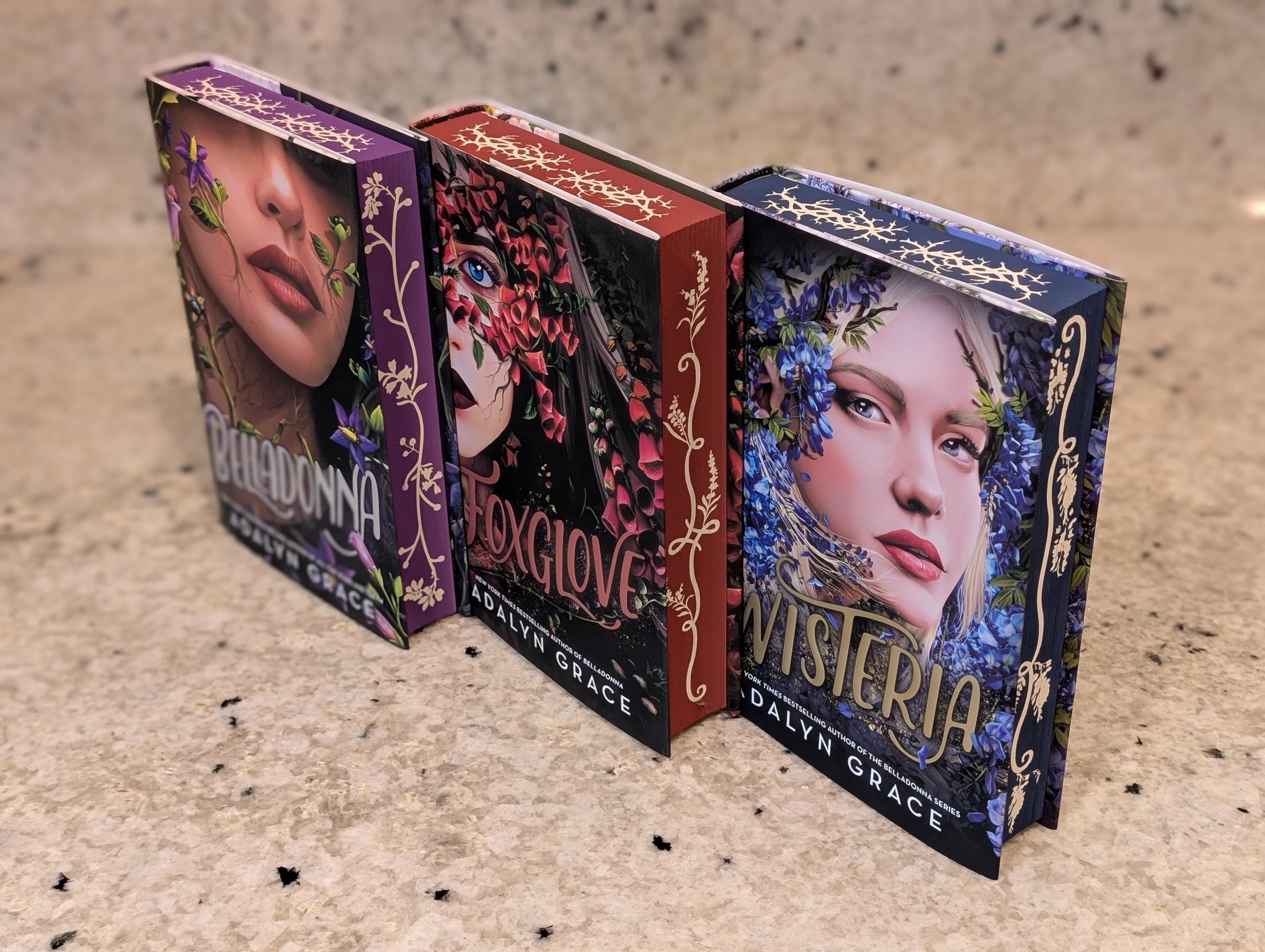 SIGNED Belladonna Series by Adalyn Grace With Custom Sprayed