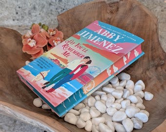 SIGNED Barnes & Noble Exclusive Say You&#39;ll Remember Me by Abby Jimenez with custom sprayed edges | Romance Books | Special Edition | Booktok