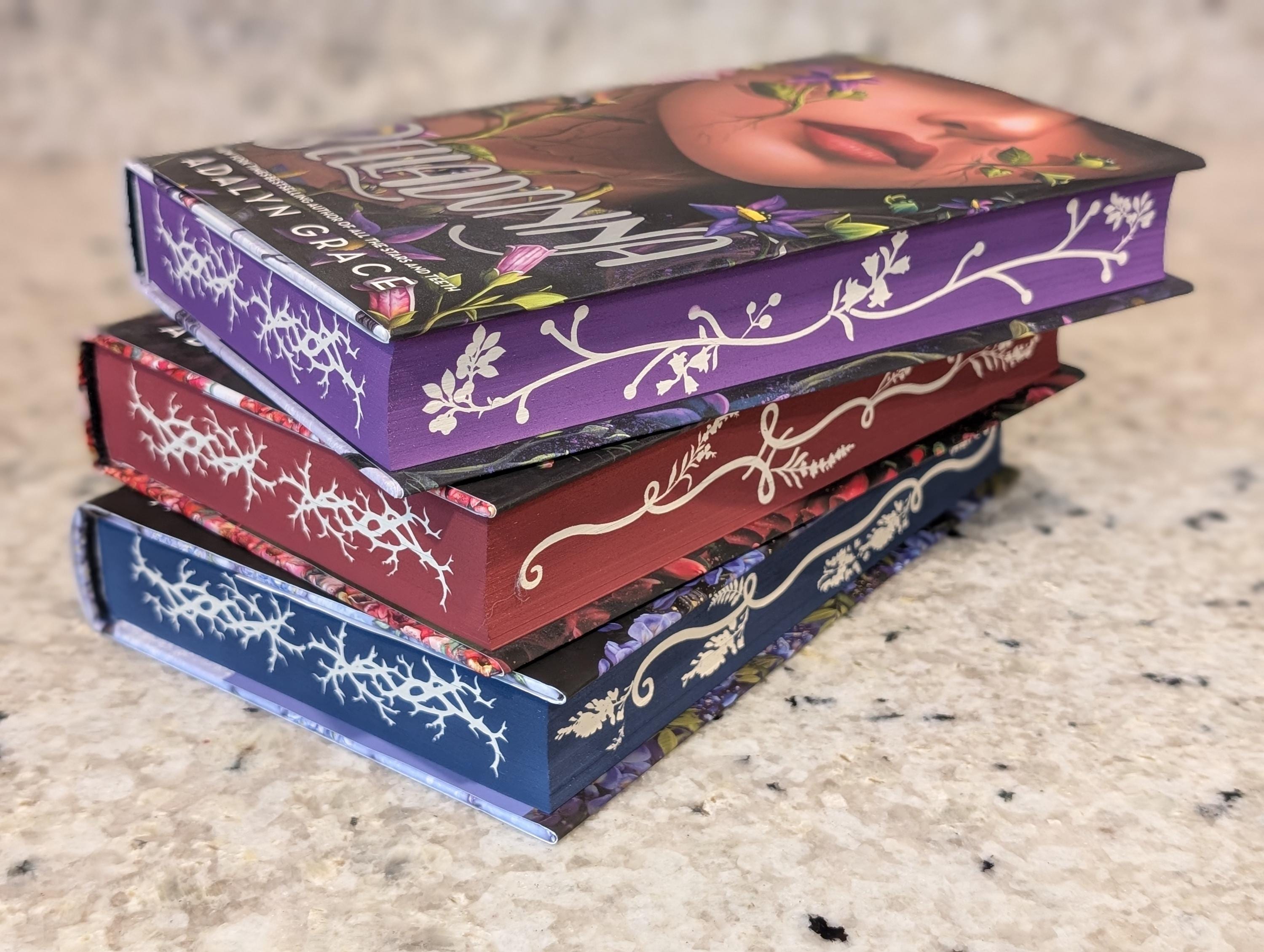 SIGNED Belladonna Series by Adalyn Grace With Custom Sprayed