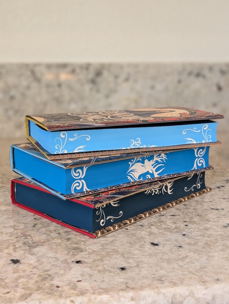 Trilogía Sombra y Hueso con bordes rociados personalizados, Fantasía, Libros de Edición Especial imagen 11