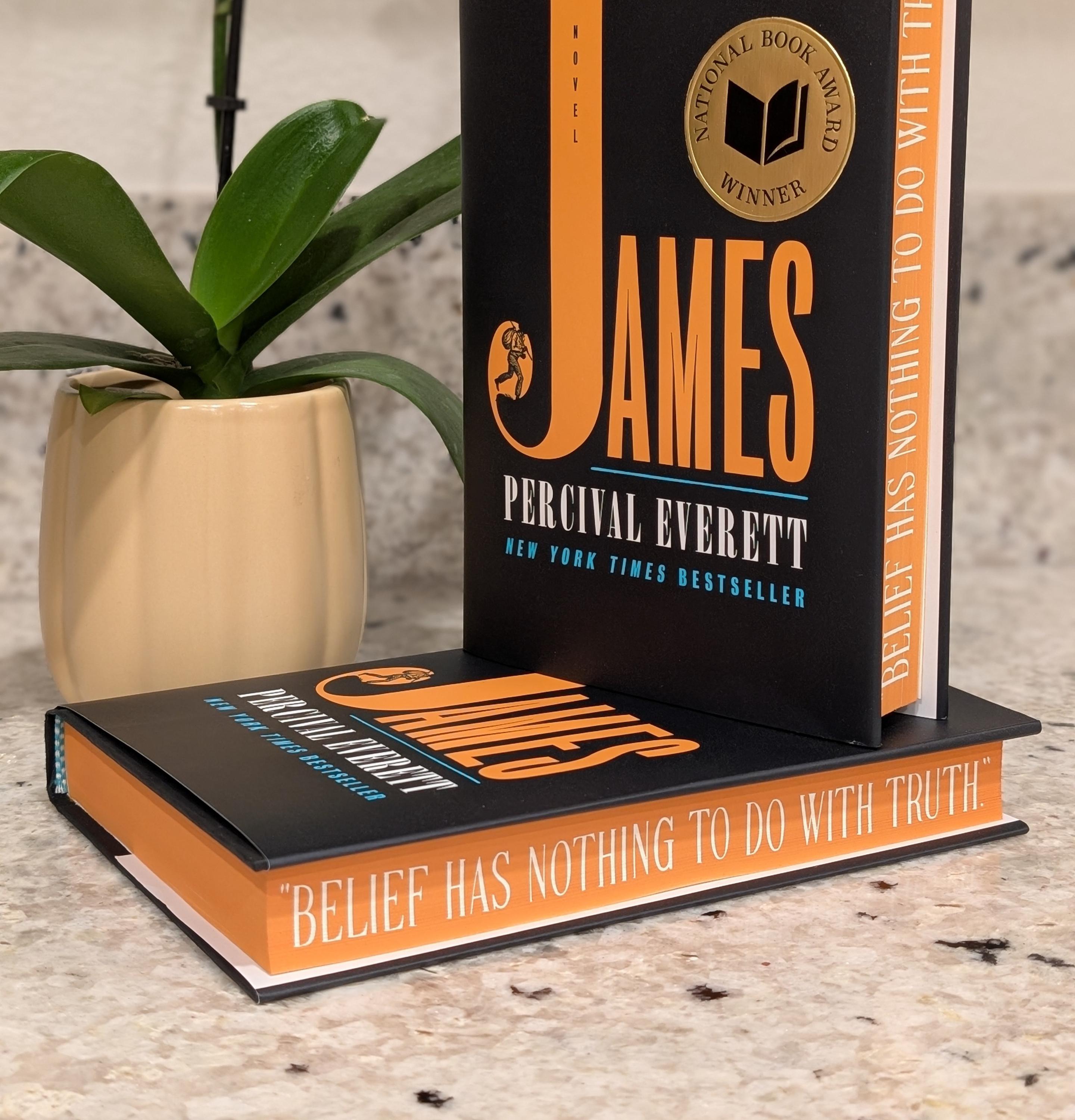 James by Percival Everett With Custom Sprayed and Stenciled