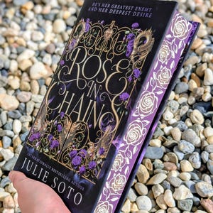 Rose in Chains: Signed Custom Sprayed Purple and Gold Edges, Julie Soto Romantasy